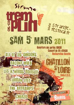 Festival Strange : Tremplin Strange Festival, 5 Mars 2011, Châtillon sur Loire