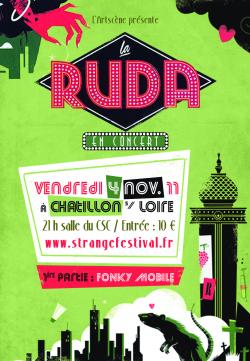 Festival Strange : La Ruda à Châtillon le 4 novembre