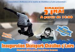 Festival Strange : Inauguration Skate park de Châtillon s/loire 